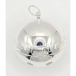 Wallace 2003 Limited Edition Annual Sleigh Bell Ornament Silver-Plated New